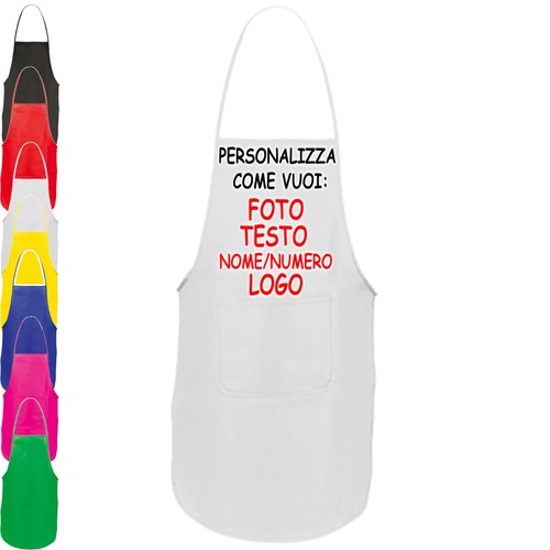Grembiule lungo personalizzato - lungo,