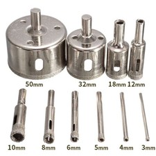 10pcs Diamond Hole Saw Drill