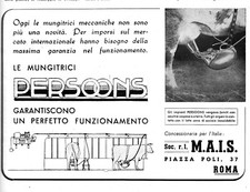 ADVERTISEMENT 1951 MILKING