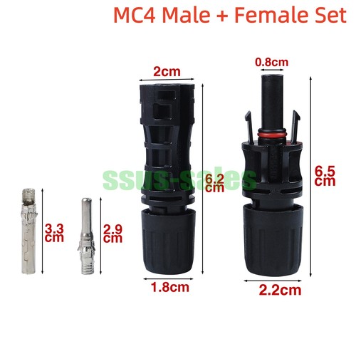 Mc4 connettori solari 1500v - mc4,