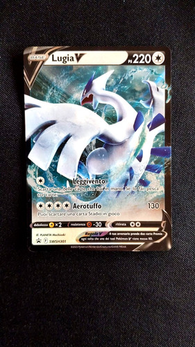 Carta pokemon lugia swsh301 - carta, v
