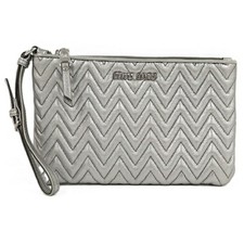 Pochette da polso in pelle Miu