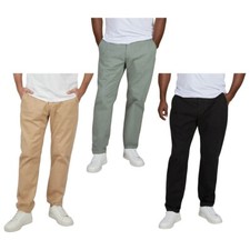 pantalone chino riverso uomo RIVFiete tapered fit elasticizzato pantalone tessuto uomo