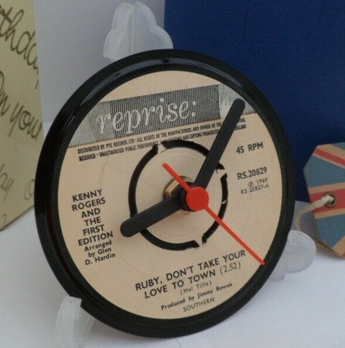 Kenny rogers clock - clock, side