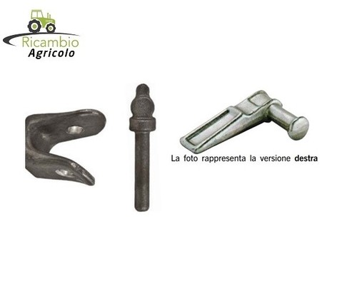 Cerniera staffa posteriore - cerniera, sx