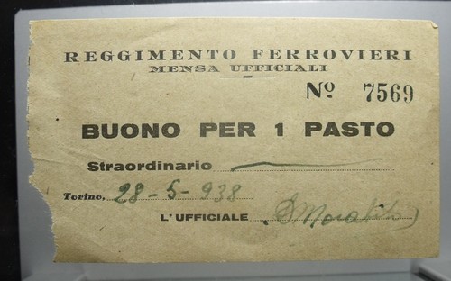 Buono pasto reggimento - buono,