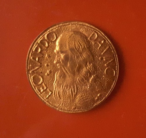 Medaglia leonardo vinci - medaglia,