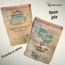 2 SACCHI JUTA DA CAFFE' PATATE OLIVE 70x100