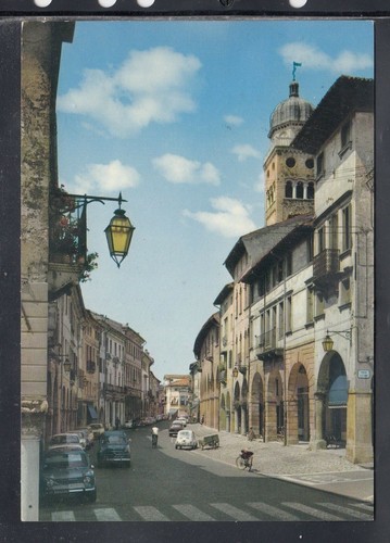 Cartolina conegliano via - conegliano, xx