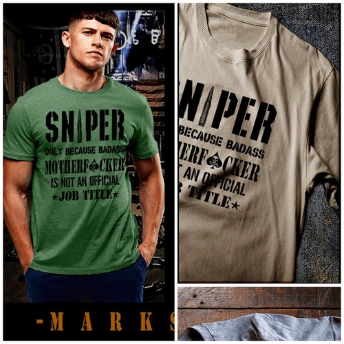 Shirt citazione cecchino - t-shirt,