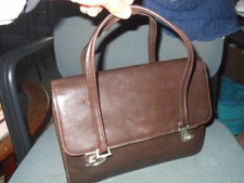 Borsa in pelle marrone