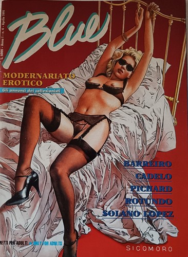Fumetto erotico blue rivista - erotico,