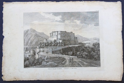 Stampa antica veduta - antica,