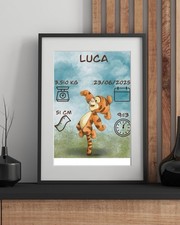 Quadro Nascita Personalizzabile Bambino Bambina Stampa Baby born Birth Boy Girl