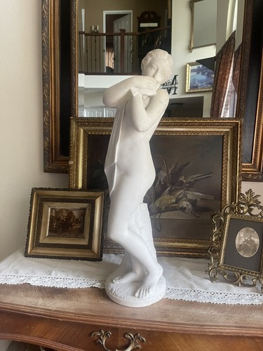 Antica statua busto marmo - in,
