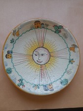 RARO PIATTO CERAMICA VIETRI ANNI '30 AVALLONE PERIODO TEDESCO DOLKER GAMBONE ICS