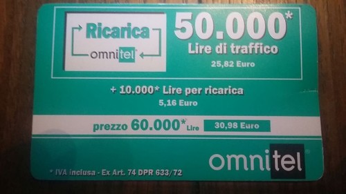 4727 scheda telefonica usata - scheda,