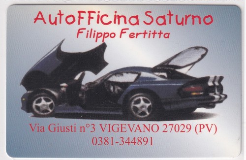 Calendarietto autofficina - calendarietto,