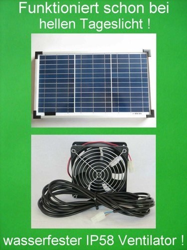 Ventilatore solare