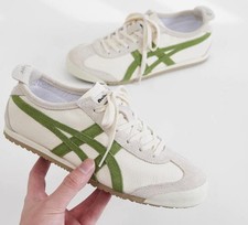 Bellissime scarpe da ginnastica classiche Unise Onitsuka Tiger MEXICO66 bianco betulla/verde