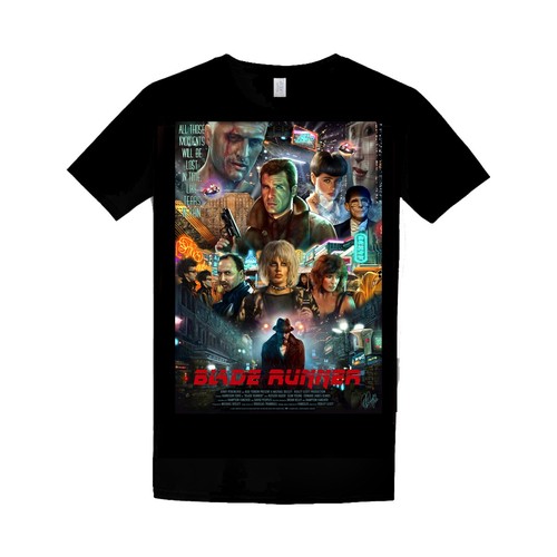 Blade runner poster t shirt - blade,