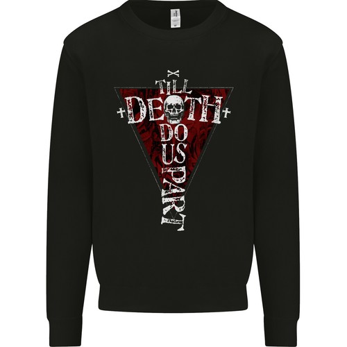 Death part felpa gothic - do,