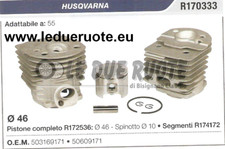 503169171 KIT CILINDRO E PISTONE HUSQVARNA 55 MOTOSEGA Ø 46 SPINOTTO 10