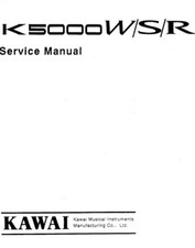 KAWAI K5000 W, S, R Schematic Diagram Service Manual Schaltplan