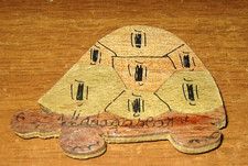 CALAMITA FRIGO MADAGASCAR Tartaruga in legno - fridge magnet