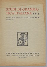 "Studi di grammatica italiana"