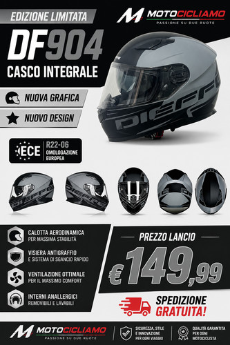 Casco integrale df904 s - casco,