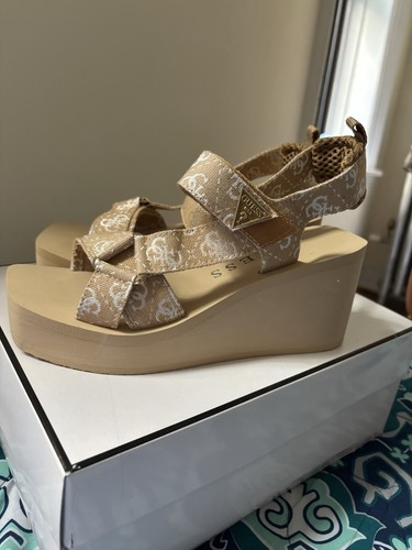 Guess sandali con zeppa - zeppa, e