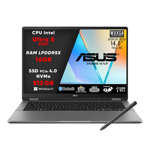 Notebook asus vivobook flip - vivobook,