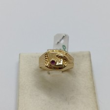 ANELLO UOMO CON SERPENTE E