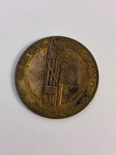 Medaglia o Gettone casa del fascismo Genova 1924 bronzo