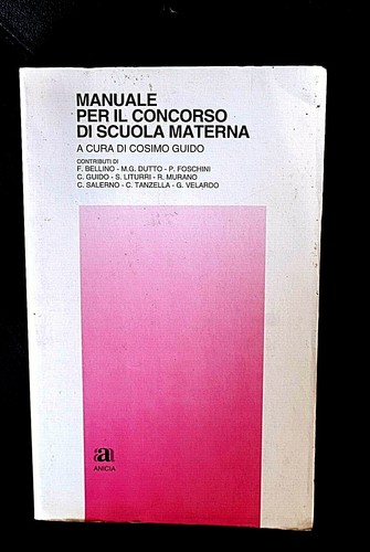 Manuale per concorso - manuale, di