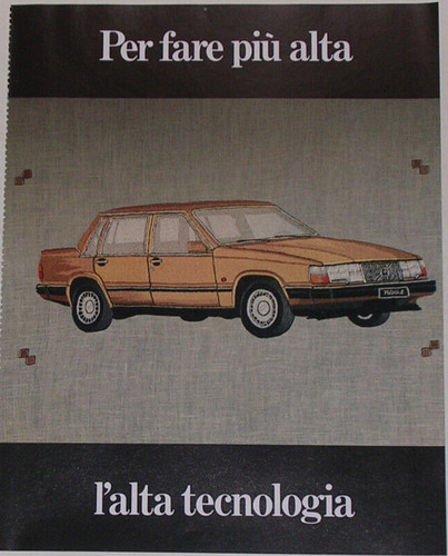Advert pubblicità 1988 volvo - advert,