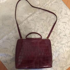 Barantani Croco Embossed Tote