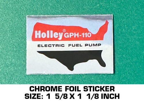 Holley gph 110 - gph-110, electric