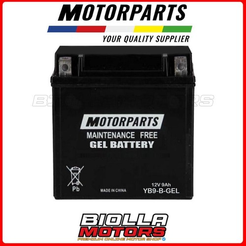Yb9 batteria motorparts gel - yb9-b,