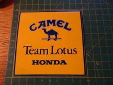 adesivo vintage sticker kleber FORMULA 1 CAMEL TEAM LOTUS HONDA