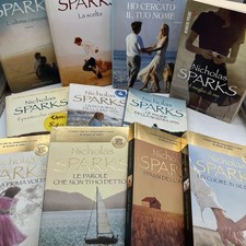 LOTTO 11 LIBRI ROMANZO DI NICHOLAS SPARKS - VARI TITOLI VARI EDITORI