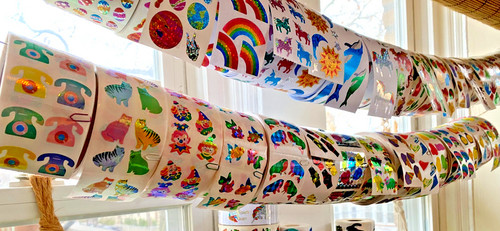 Great vintage stickers off - vintage,