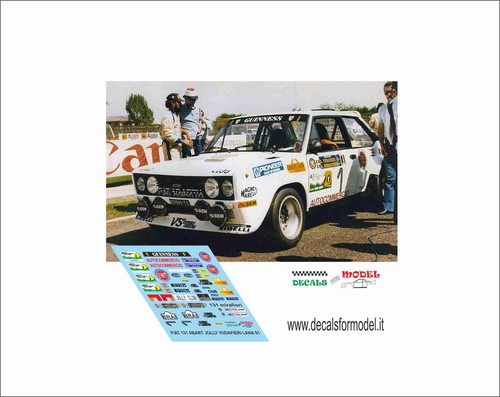 Decals fiat 131 abarth - 1:24,