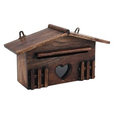 Cassetta Postale nel Legno Retrò Cassetta Postale Squisita Cassetta per Sug7916