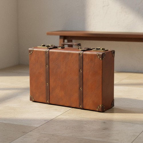 Valigia vintage rigida borchie - vintage,