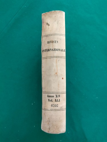 Rivista internazionale 1906 - rivista,