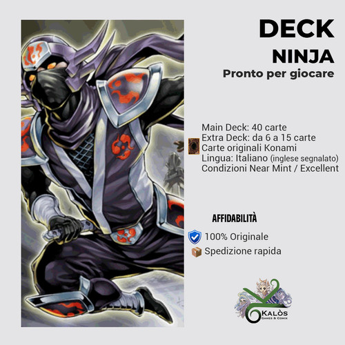 Yugioh mazzo deck ninja da - mazzo,