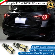 COPPIA LUCI TARGA 9 LED PER