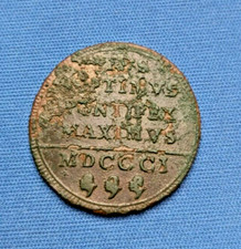 Pio VII - 1 Baiocco 5° tipo